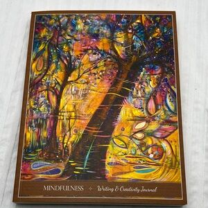 Mindfulness Writing & Journal Vibrant Multicolor Abstract Forest by Toni Salerno